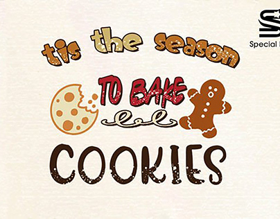 Christmas Cookies Baking Sublimation PNG