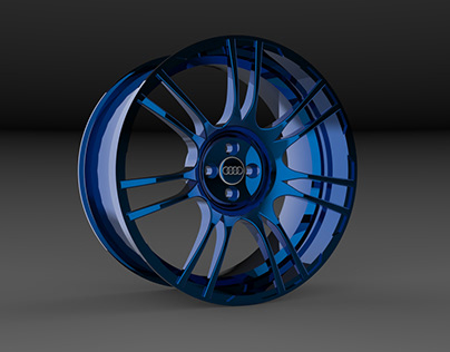 Audi Wheel Rim 3D Model
