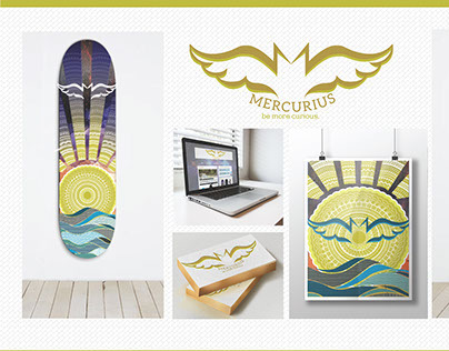 Mercurius Skateboard- Branding