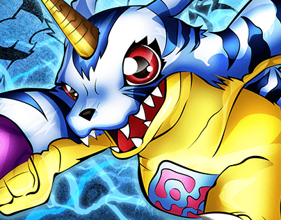 Gabumon "Digimon" Ilustration