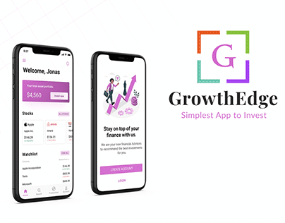 GrowthEdge Investment App Concept UI