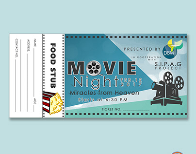 Church Movie Pass Ticket