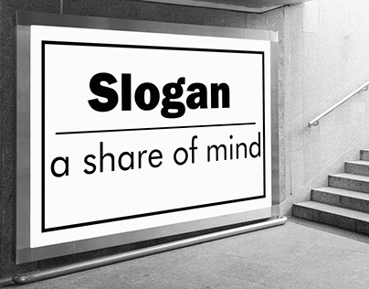 Slogan - a share of mind