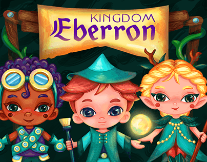 Illustrations for a children's camp. Kingdom Eberron.