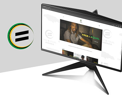 UN Free & Equal Jamaica Website Layout and Design