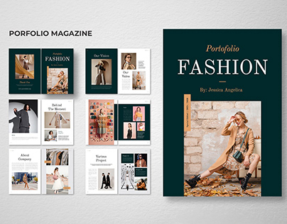 Fashion Designer Portfolio Magazine