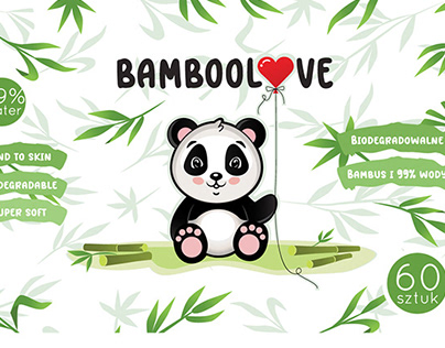 Bamboolove - brand design - logo, art, packaging.