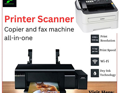 Printer Scanner Copier and Fax Machine All-In-One