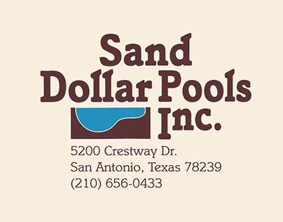 Sand Dollar Pools Digitized Logo