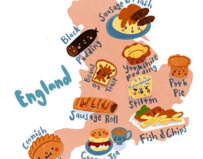 British Food Maps