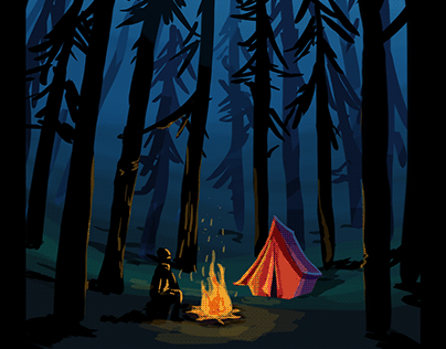 Forest camping