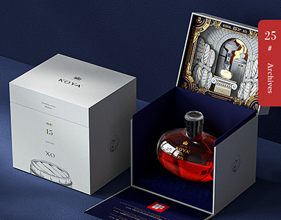 Koya brandy packaging design