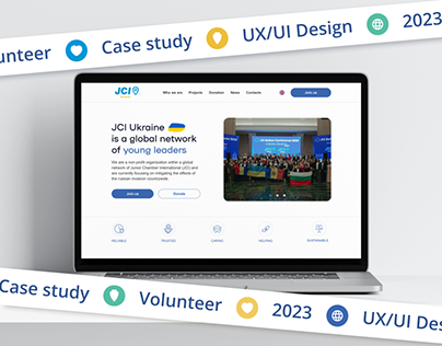 JCI Ukraine: UX/UI-Driven Website Design Project