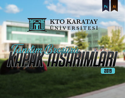 KTO Karatay Üniversitesi Tanıtım Broşürü Kapak Tasarım