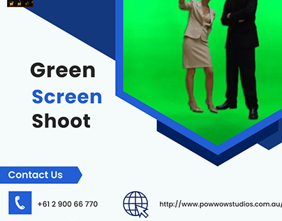 green screen shoot