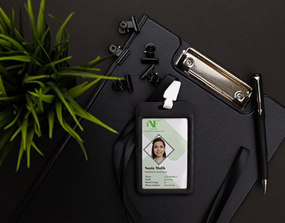 Nutrafit Identity Card design