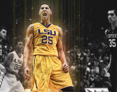 Ben Simmons graphic. Charged up!
