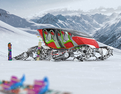 Snow buggy - Bullfinch for snowboard delivery