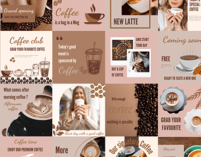 Coffee/cafe brand kit