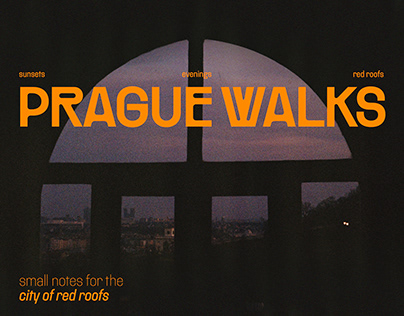Prague walks photography series