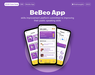 BeBeo - Public Speaking App - UI/UX Case Study