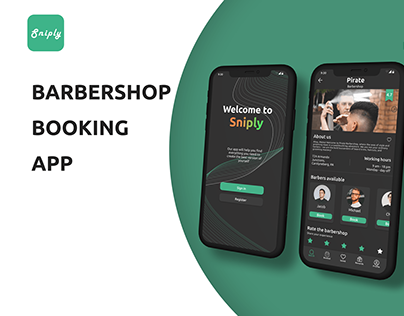 Barber Booking App UX/UI
