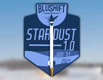 bluShift Stardust 1.0 Mission Patch