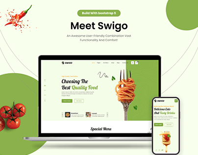 Swigo - Fast Food And Restaurant HTML Template
