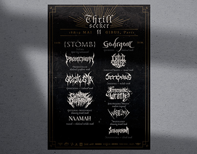 Thrill Seeker Metal Fest — Event Identity