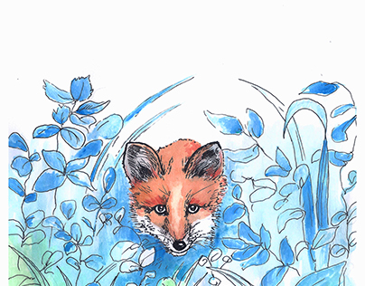Sneaky fox