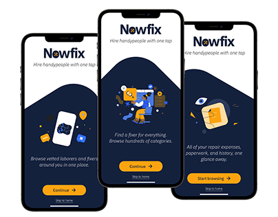 Nowfix: B2C Mobile Application (UX Case Study)