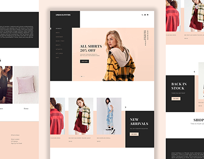 Urban Outfitters: Single page exploration