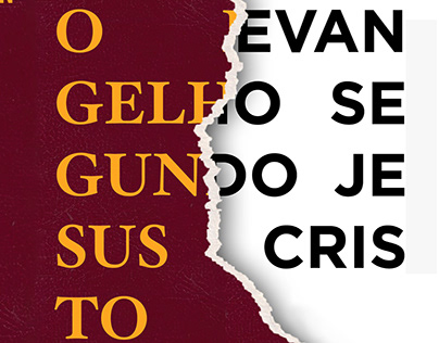 Double Cover Book "O Evangelho Segundo Jesus Cristo"