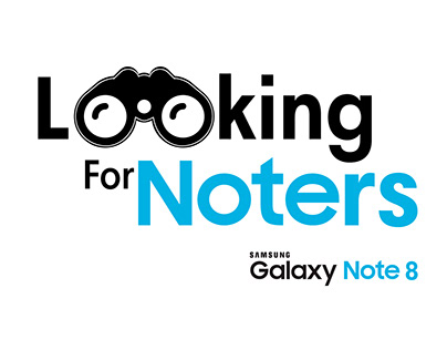 Campaña Samsung Galaxy note 8/Looking for nooters