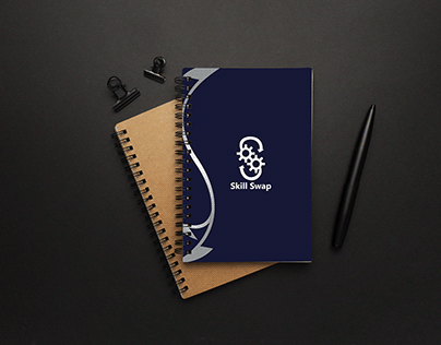 Notebook cover page design for corporate company
