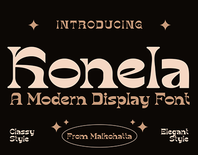 Konela - Modern Display Font