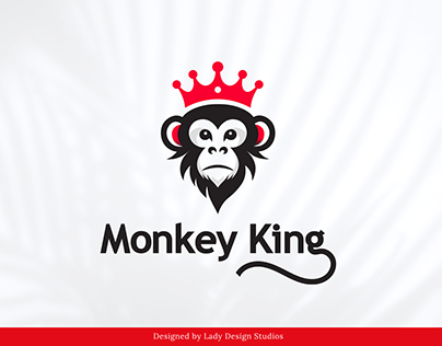 modern monkey king logo design for a fashion brand