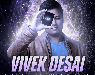 Poster Design for Vivek Desai - India's best magician
