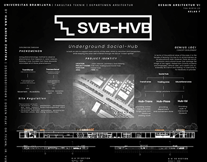SVB-HVB, Underground Social Hub, Presentation Poster