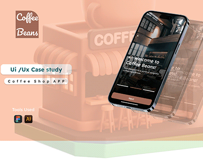 ux ui case study coffee shop app