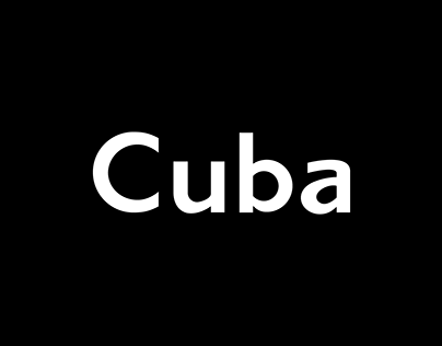 Cuba - Typeface