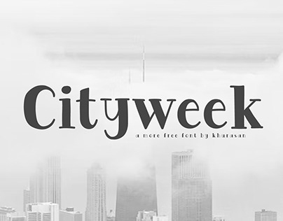 Cityweek Font free for commercial use