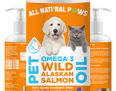 Wild Alaskan Salmon Oil for pet