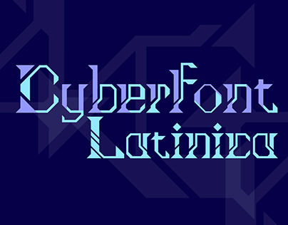 Cyberfont - Font Design Concept