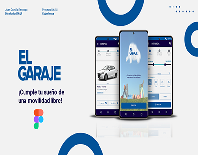 El Garaje app | Proyecto UX/UI Design | Juan Restrepo