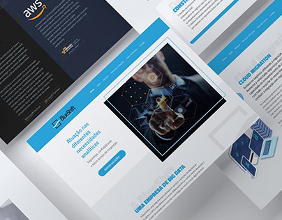 BlueShift | Ui Design | Site institucional