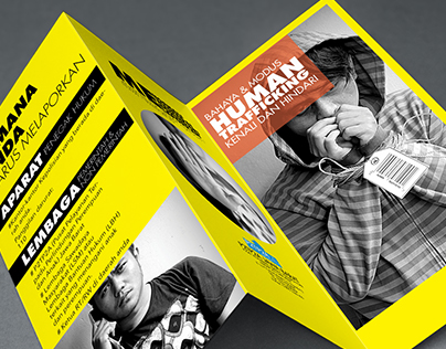 Stop human trafficking campaign Brochure
