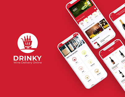 Drinky - Wine Store | App Design