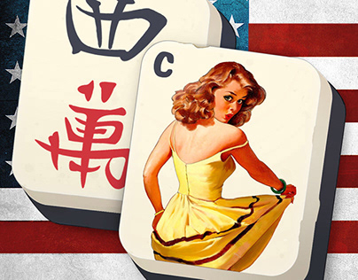 Vintage America mahjong