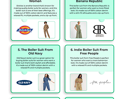 10 Best Boiler Suits For Women – Stylish & Fashionable